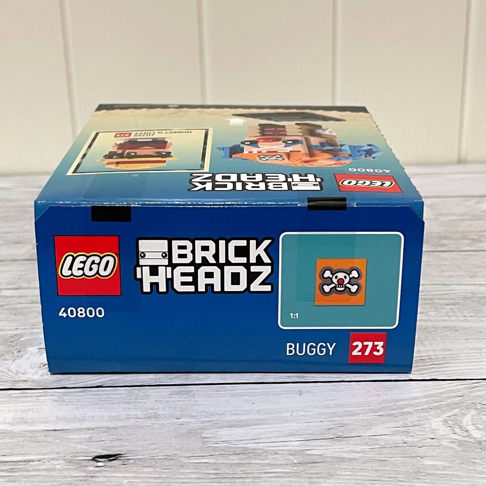 LEGO BrickHeadz One Piece Buggy the Clown 40800 Netflix Series RETIRED NIB - Picture 5 of 6